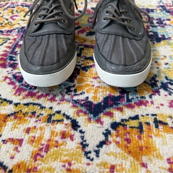 Polo Ralph Lauren Parkstone Low Lace-Up Leather Shoes in Gray Size 13D main image 9